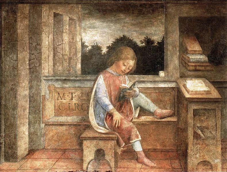El jove Ciceró llegint, Vicenzo Foppa (1464)