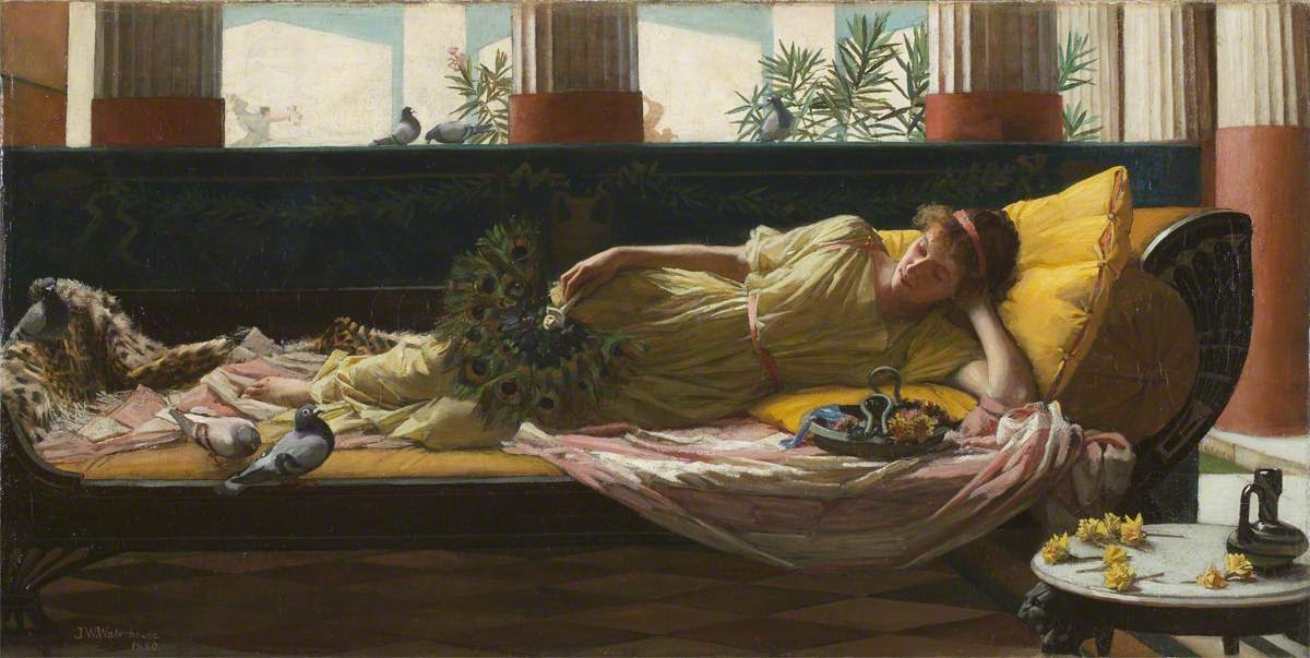 Dolce Far Niente, John William Waterhouse (1880)