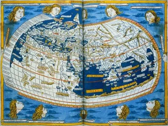 Mapamundi de Ptolomeu (segle XX dC)